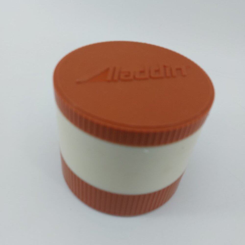 Vintage Aladdin Thermos 7000 Insulated Thermo Jar Hot Cold Orange